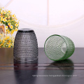 Wholesale Glass Material and Home Decoration Use green glass candle jar